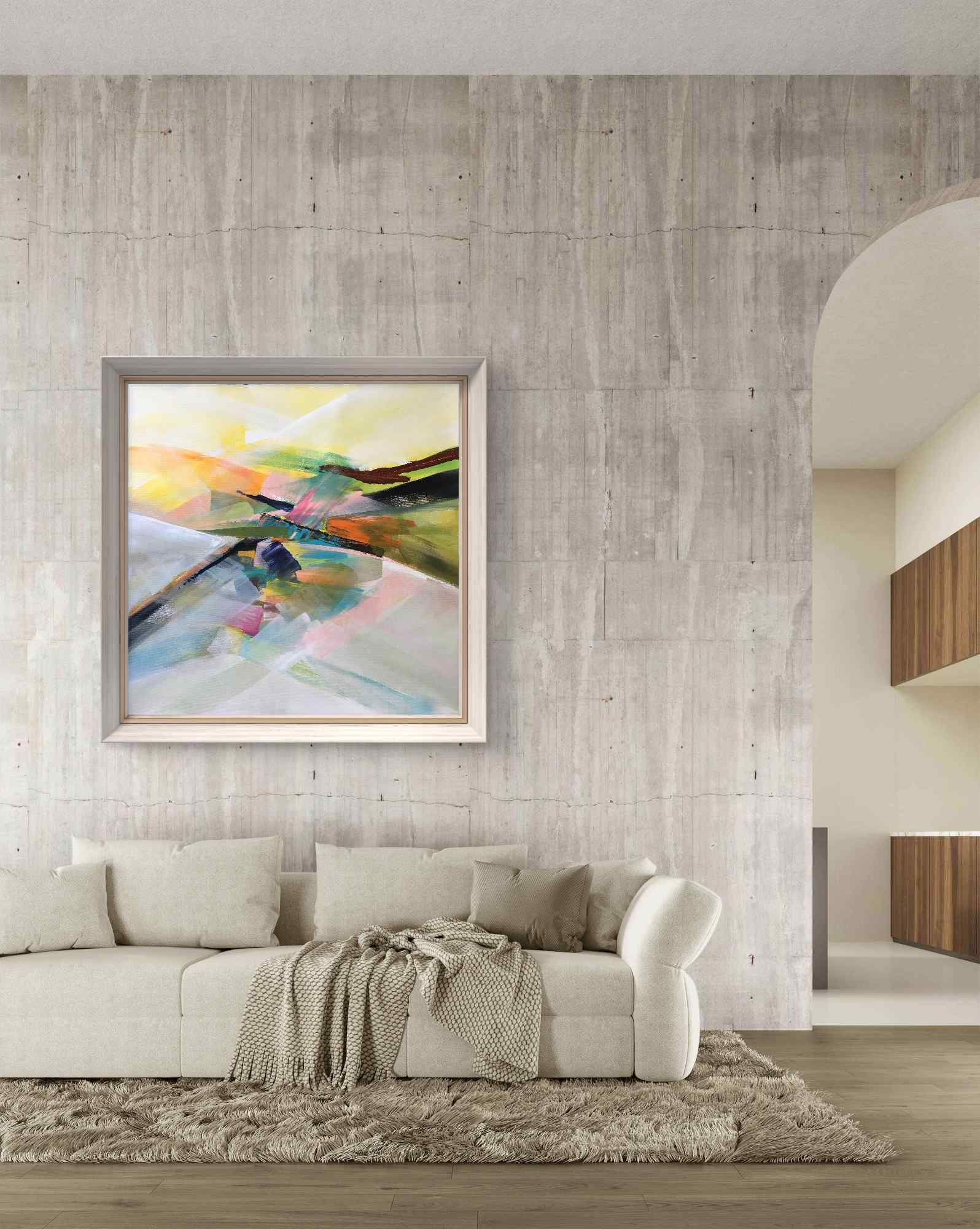 Conversations, Acrylic, Modern, Abstract, Impressionism, Wall decor, Artwork, Handpainted, Art, Painting, VistaPallette