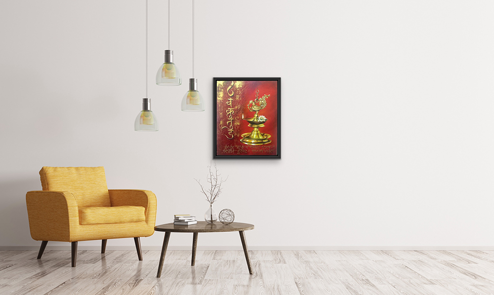 Laman diva, Religious, Home decor, Wall decor, Artwork, Handpainted, Art, Painting, VistaPallette