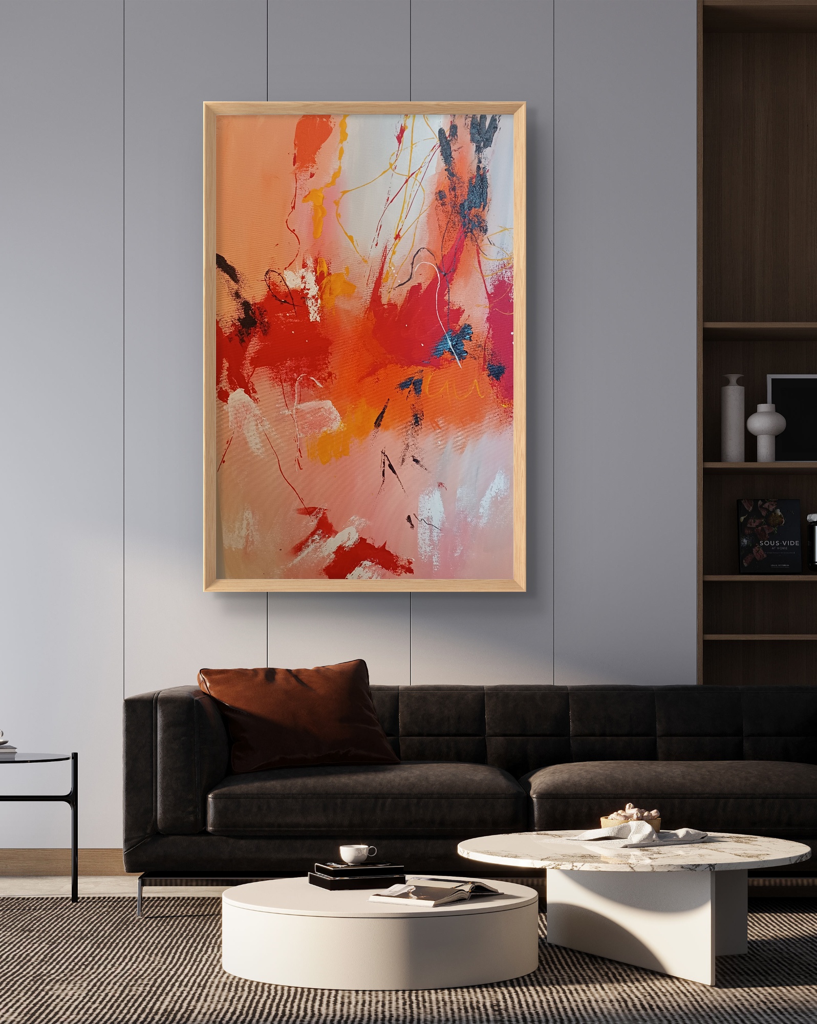 Butterflies fly, Acrylic, Modern, Abstract, Home decor, Wall decor, Artwork, Handpainted, Art, Painting, VistaPallette