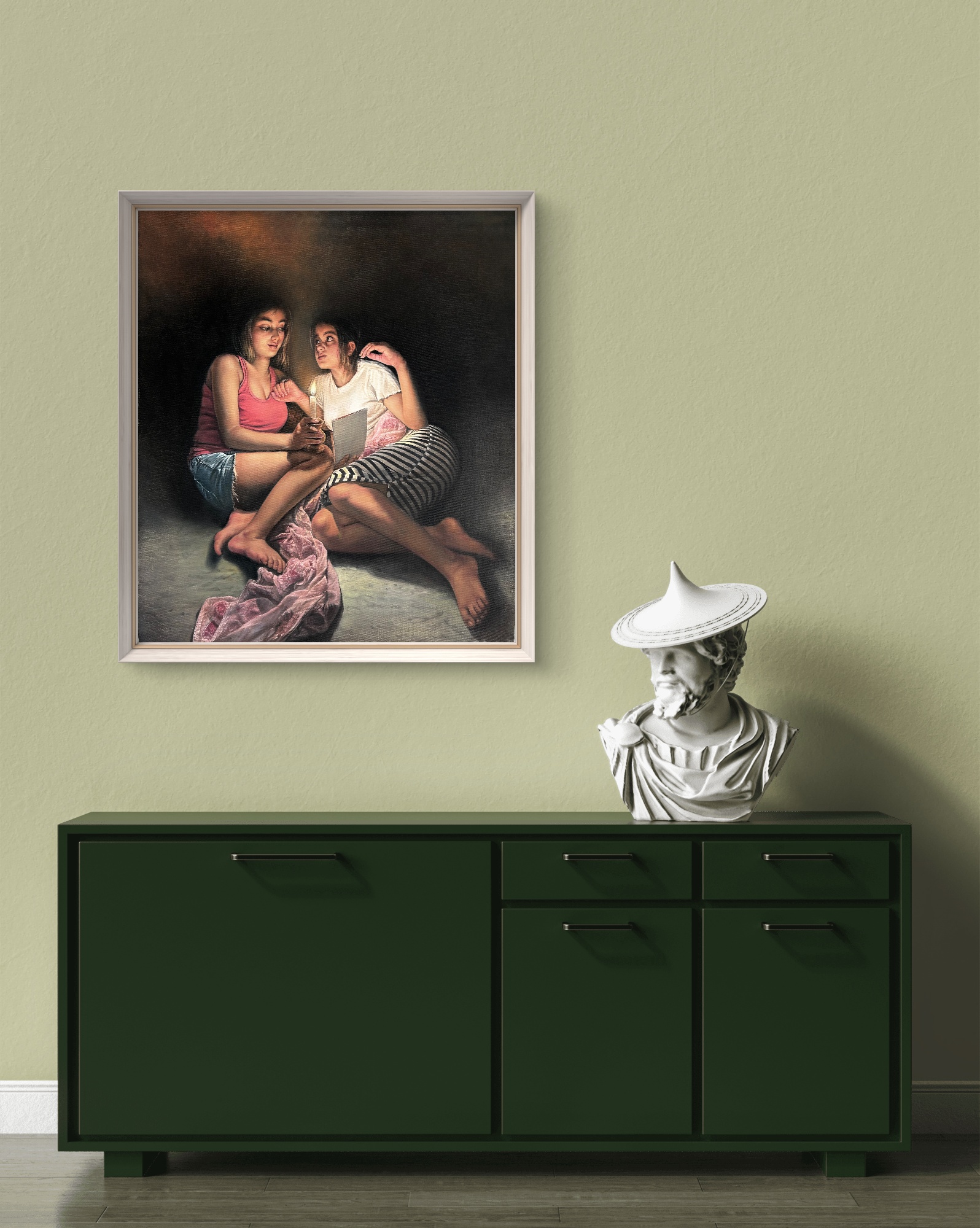 Texture Light Darkness, Oil Painting, Realistic, Home decor, Wall decor, Artwork, Handpainted, Art, Painting, VistaPallette